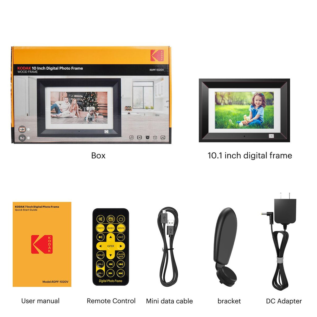 Black Digital Picture Frame